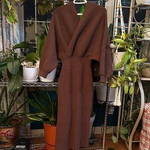Cider Coffee Brown Dress